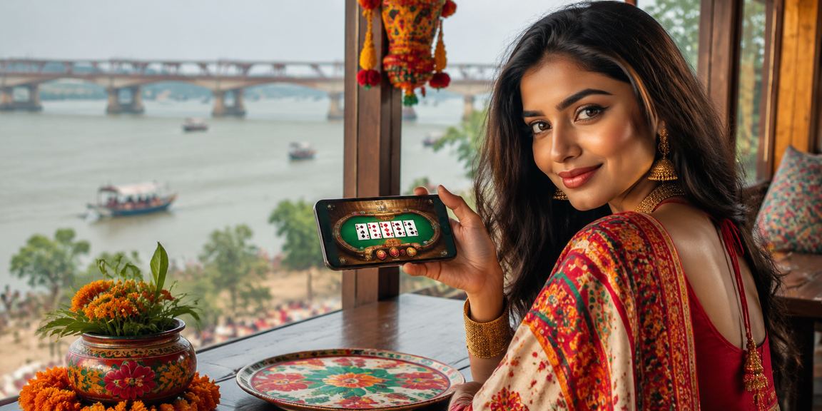 ময়মনসিংহে পহেলা বৈশাখে তিন পাত্তি গেম খেলছেন nogod 777 অ্যাপ ব্যবহারকারী