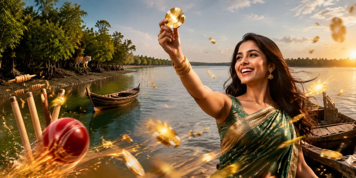 সুন্দরবন এলাকায় ক্রিকেট ম্যাচে লাইভ বেটিং করছেন একজন বাংলাদেশি